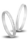 Wedding Rings in 9ct White Gold