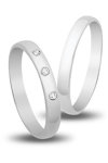 Wedding Rings in 9ct White Gold