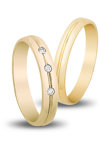 Wedding Rings in 9ct Yellow Gold