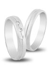 Wedding Rings in 9ct White Gold