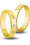 Wedding Rings in 9ct Yellow Gold