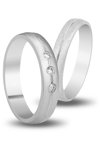 Wedding Rings in 9ct White Gold