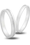 Wedding Rings in 14ct White Gold