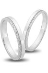 Wedding Rings in 14ct White Gold