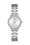 GUESS Ladies Crystals Silver Stainless Steel Bracelet