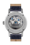 INGERSOLL Jazz Automatic Dual Time Blue Leather Strap