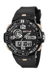 SECTOR EX-28 Black Rubber Strap