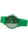 BERING Aurora Green Silicone Strap