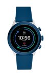 FOSSIL Sport Blue Silicone Strap