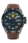 PATROUILLE DE FRANCE Athos 2 Brown Leather Strap