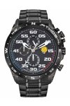 PATROUILLE DE FRANCE Athos 4 Chronograph Black Stainless Steel Bracelet