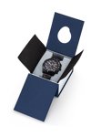 PATROUILLE DE FRANCE Athos 4 Chronograph Black Stainless Steel Bracelet