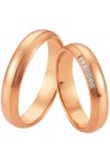 Wedding Rings in 8ct Rose Gold Breuning