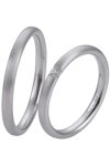 Wedding Rings in 8ct White Gold Breuning