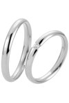 Wedding Rings in 8ct White Gold Breuning