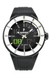 RUCKFIELD Mens Chronograph Black Plastic Strap