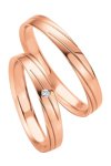 Wedding rings in 8ct Rose Gold Breuning