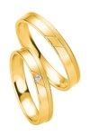 Wedding rings in 8ct Gold Breuning