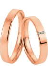 Wedding rings in 8ct Rose Gold Breuning