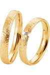 Wedding rings in 8ct Gold Breuning