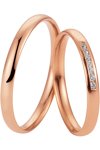 Wedding rings in 8ct Rose Gold Breuning