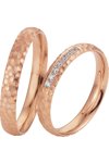 Wedding rings in 8ct Rose Gold Breuning