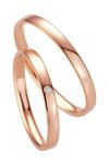 Wedding rings in 8ct Rose Gold Breuning