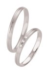 Wedding rings in 8ct White Gold Breuning