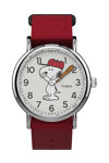 TIMEX Weekender X Peanuts - Snoopy Red Fabric Strap