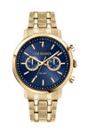 TRUSSARDI T-Couple Dual Time Gold Metallic Bracelet