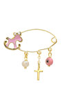 Pin 9ct Gold with Cross and Eye Ino&Ibo