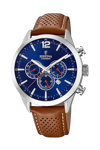 FESTINA Timeless Chronograph Brown Leather Strap