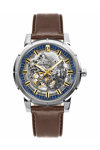 PIERRE LANNIER Automatic Brown Leather Strap