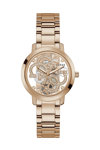 GUESS Quattro Crystals Rose Gold Stainless Steel Bracelet