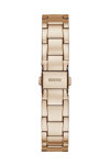 GUESS Quattro Crystals Rose Gold Stainless Steel Bracelet