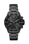 Emporio ARMANI Diver Chronograph Black Stainless Steel Bracelet