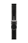 TISSOT Black Leather Strap 22 mm