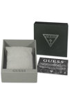 GUESS Emblem White Leather Strap