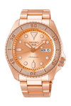 SEIKO 5 Sports Automatic Rose Gold Stainless Steel Bracelet