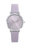 GO Mademoiselle Crystals Purple Leather Strap