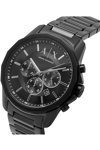 ARMANI EXCHANGE Banks Chronograph Black Stainless Steel Bracelet