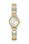 GUESS Melody Crystals Two Tone Stainless Steel Bracelet