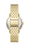 ARMANI EXCHANGE Lola Crystals Gold Stainless Steel Bracelet