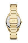 ARMANI EXCHANGE Giacomo Crystals Gold Stainless Steel Bracelet