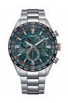 CITIZEN Eco-Drive RadioControlled Chronograph Silver Titanium Bracelet