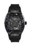 PHILIPP PLEIN The Skeleton Automatic Black Rubber Strap