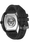 PHILIPP PLEIN The Skeleton Automatic Black Rubber Strap