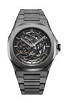 D1 MILANO Skeleton Automatic Grey Stainless Steel Bracelet