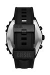 DIESEL Sideshow Triple Time Chronograph Black Silicone Strap