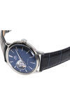 ORIENT Classic Semi Skeleton Automatic Black Leather Strap